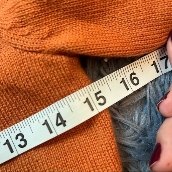 Classiques Entier Burnt Orange Wool Sweater Size XS - Picture 3 of 4